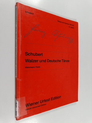 Franz Schubert : Walzer und Deutsche Tänze = Waltzes and ...