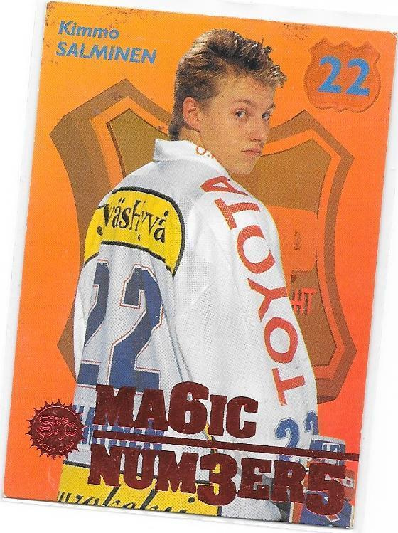 1994-95 SISU Magic Numbers #9of10 Kimmo Salminen JYP