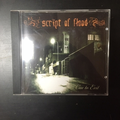 Script Of Flood - Cue To Exit CD