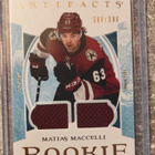 Matias Maccelli 2022-23 Artifacts Rookie Dual Patch /599 - pikkukuva 1