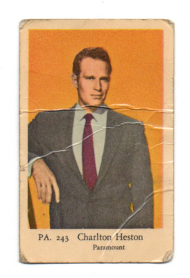 Purkkakuva nPa n:o 243 CHARLTON HESTON