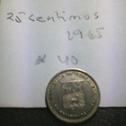 Venezuela 25 centimos 1965, km#40 - pikkukuva 1