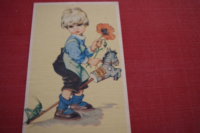 Onnittelukortti 1960-luvun alusta