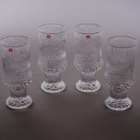 1013. 4kpl Iittala 'Ultima Thule' viinilasi. Tapio Wirkkala. - pikkukuva 2