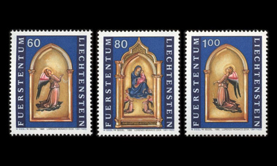 Liechtenstein 1120-2 ** Joulu (1995)