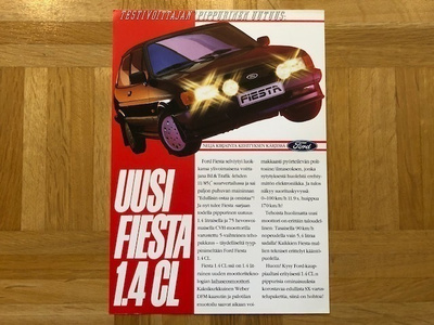 Esite Ford Fiesta 1.4 CL 1987