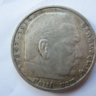 Natsi-Saksa 5 Reichsmark 1935 A Hindenburg hopeaa - pikkukuva 1
