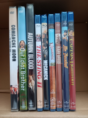 Paketti elokuvia (bluray ja Dvd)