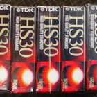 5KPL TDK HS30 VHS-C Videokamera Kasetit NOS - pikkukuva 2