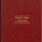 Front Page: 100 Years of the Los Angeles Times 1881-1981 - pikkukuva 1
