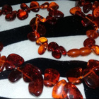 Vintage vanhaa meripihka kaulakoru Amber - pikkukuva 1