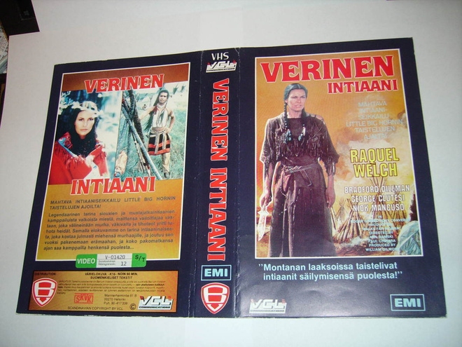 Vhs kansipaperi Fix - VERINEN INTIAANI  (Sis.postikulut)