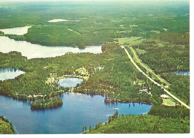 Punkaharju - Kultakivi, ilmakuva  (Paperitaide 1428/212)