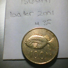 Islanti 100 kruunua 2001, km#35 - pikkukuva 1