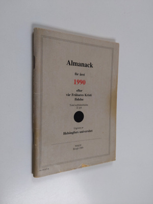 Almanack för året 1990 efter vår Frälsares Kristi födelse