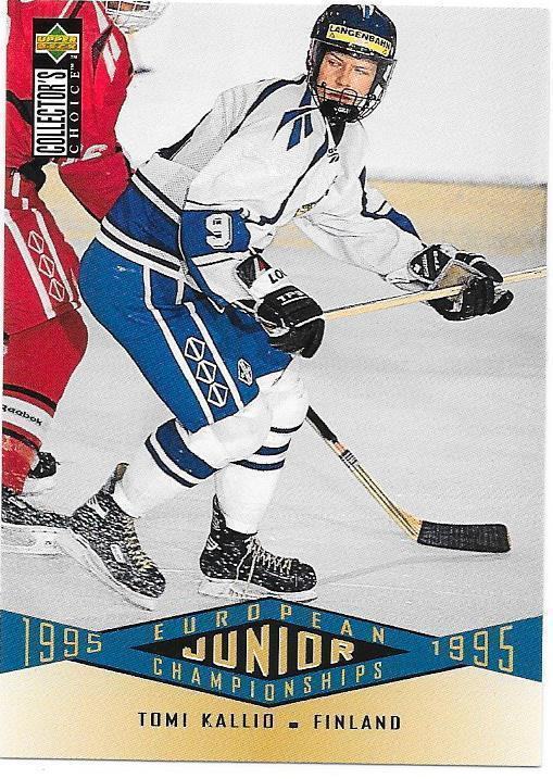 1995-96 Collector`s Choice #334 Tomi Kallio Suomi TPS RC
