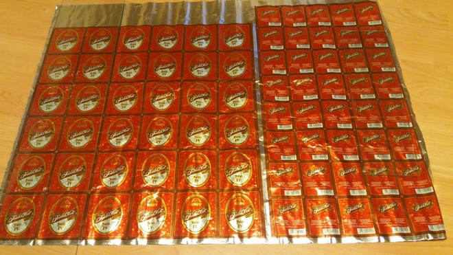 Koff Joulu Olut 6% Suuri Etikettipaperi
