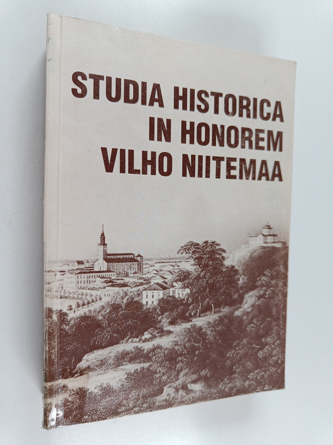 Studia historica in honorem Vilho Niitemaa, hänen 70-vuot...