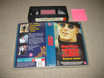 Hudson Hawk - Varkaista Parhain-VHS (Egmont, Bruce Willis)