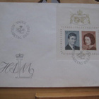 Liechtenstein, herttuapari blokki 1967 FDC-kuorella - pikkukuva 1