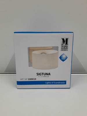 Seinävalaisin Sigtuna 1lmp (chrome, opal, uusi)