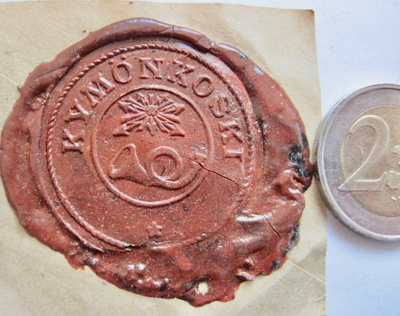 VANHA Vahasinetti Kymönkoski Postitoimisto 1920-l KOMEA
