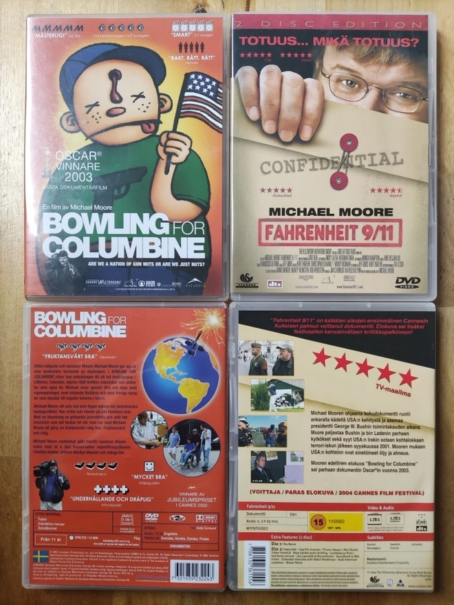 Bowling for Columbine + Fahrenheit 9/11 (Michael Moore)
