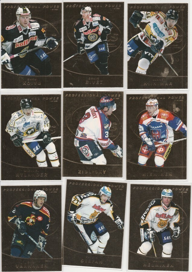 2004/05  Pure Skills Professional Power kortit 3e kpl