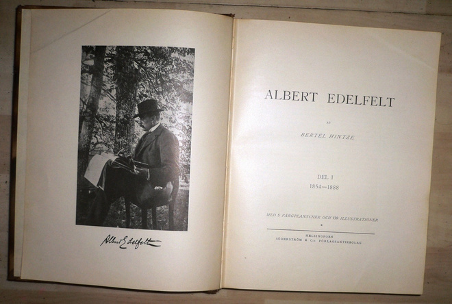 Bertel Hintze : Albert Edelfelt  I -II 1942 1.p.