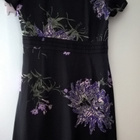 InWear musta kukkakuosi Mekko / Juhlamekko - koko 38 - pikkukuva 5