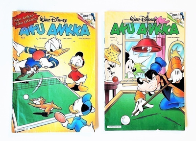AKU ANKKA LEHDEN NUMEROT 2001