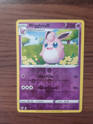 Pokemon Wigglytuff 068/189 Reverse holo rare