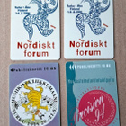 TURKU aiheiset puhelinkortit 4 kpl 1994 1995 - pikkukuva 1