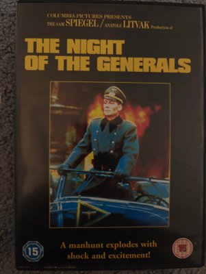 Kenraalien yö - The Night of the generals (1967) DVD