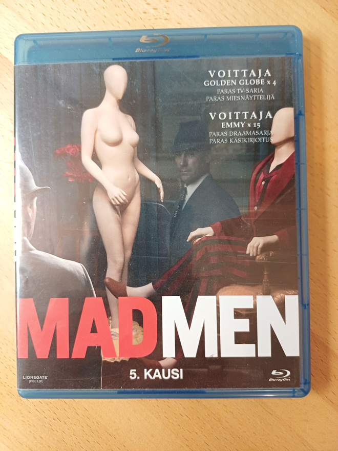 Mad Men, 5. kausi. Blu-ray. 3 discs