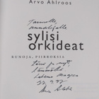 Arvo Ahlroos : Sylisi orkideat : runoja, piirroksia (sign... - pikkukuva 3