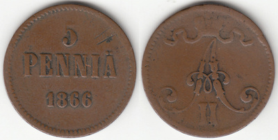 5 p 1866, jälkimmäinen 6 etäällä