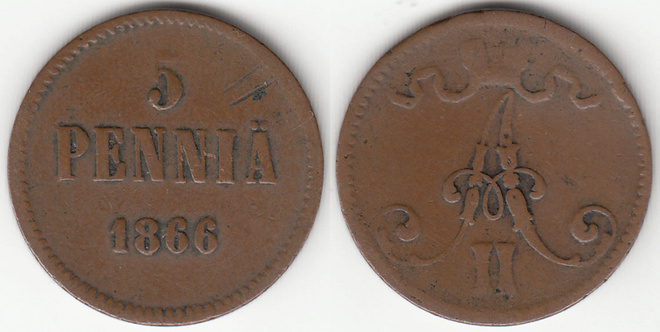 5 p 1866, jälkimmäinen 6 etäällä