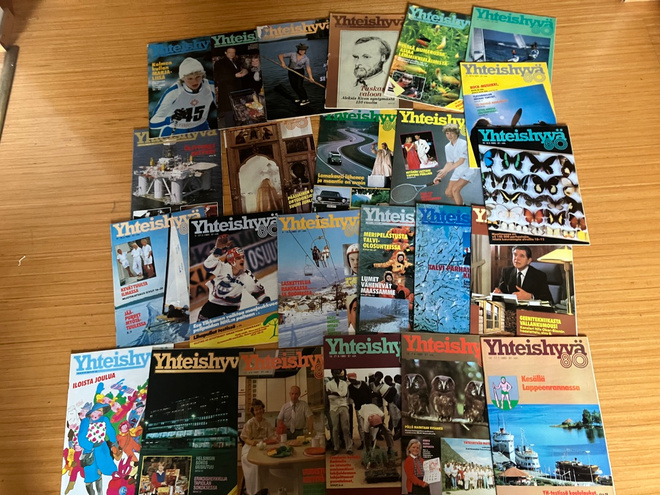 YHTEISHYVÄ LEHTIÄ 1984-1985 25kpl HYVÄT