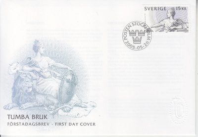 Ruotsi FDC 2005 Tumba bruk