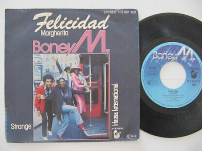 Boney M. Felicidad (Margherita) 7" sinkku