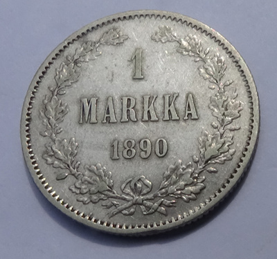1890 1 markka kl6