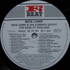 NICK LOWE AND HIS COWBOY OUTFIT The Rose of England ~ LP - pikkukuva 4