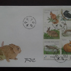 FDC Metsän eläimiä 28.4.2004 LaPe 1699-1704 BL35 - pikkukuva 1