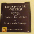 The Shadows Don't cry for me argentina 7 45 UK 1978 - pikkukuva 2