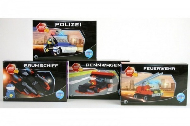 Ideen Fabrik Avaruusalus, Poliisi-, Palo- ja Kilpa-auto UUSI