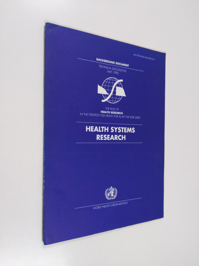 Health systems research : the role of health research in ...
