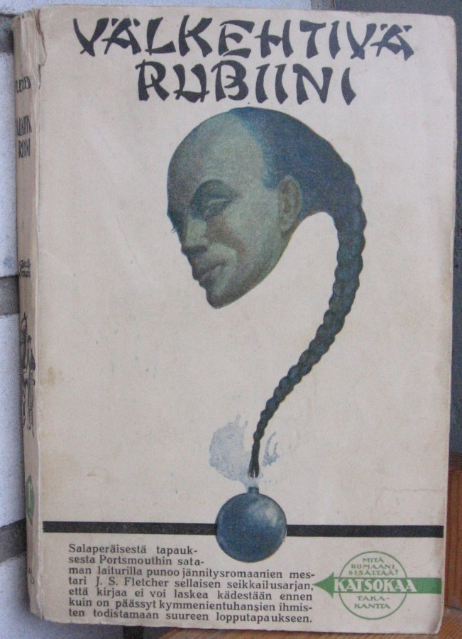 J. S. Fletcher: Välkehtivä rubiini. 261 s.