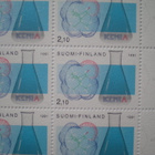 ** Postimerkkiarkki LaPe 1155-1156 Kemia 1991 - pikkukuva 2