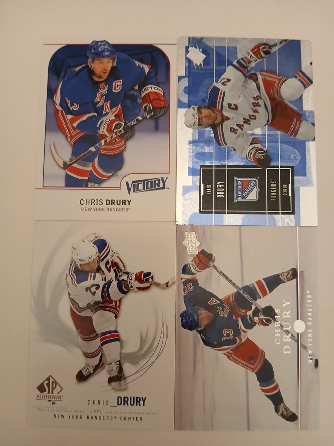 Chris Drury x 8kpl / New York Rangers